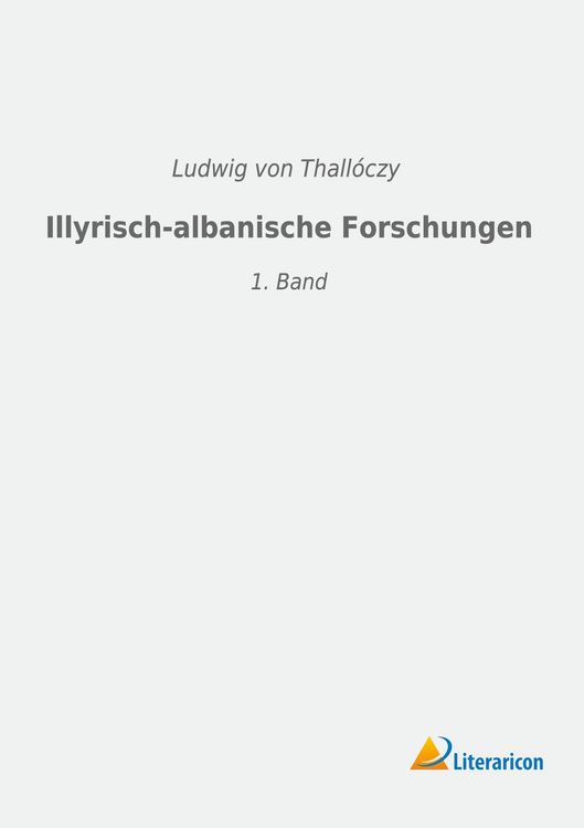 Produktbild: Illyrisch-albanische Forschungen