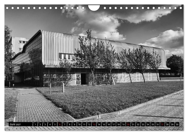 Produktbild: Magdeburg in Schwarz - Wei&szlig; (Wandkalender 2027 DIN A4 quer), CALVENDO Monatskalender