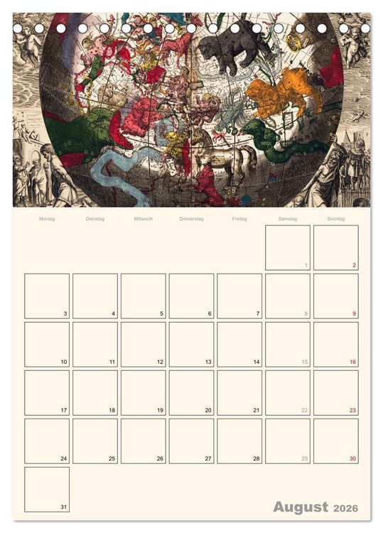Produktbild: Zu den Sternen - mit Planerfunktion (Tischkalender 2026 DIN A5 hoch), CALVENDO Monatskalender
