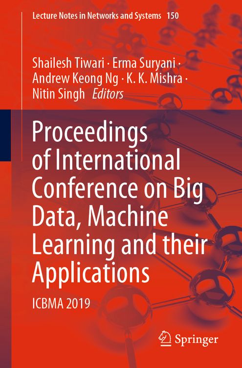 Produktbild: Proceedings of International Conference on Big Data, Machine Learning and their Applications