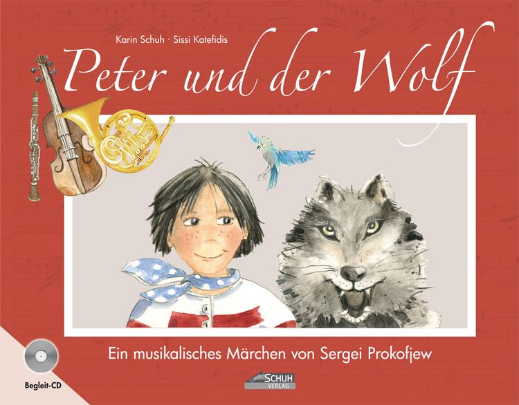 Produktbild: Peter und der Wolf (Bilderbuch mit CD)