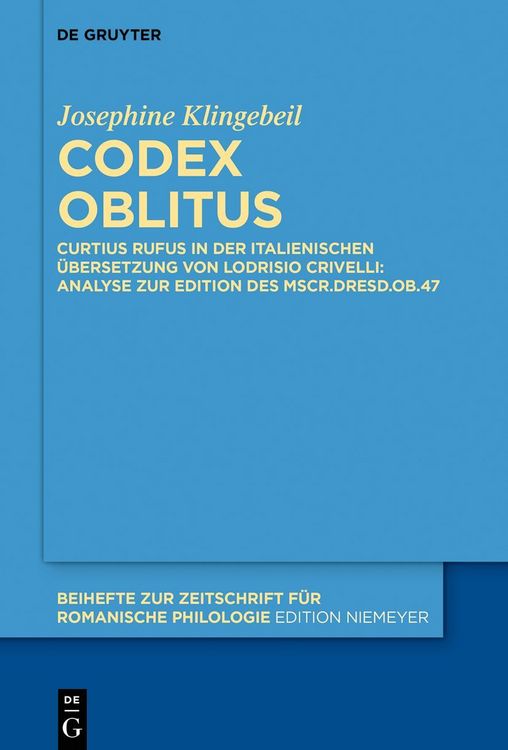 Produktbild: Codex oblitus