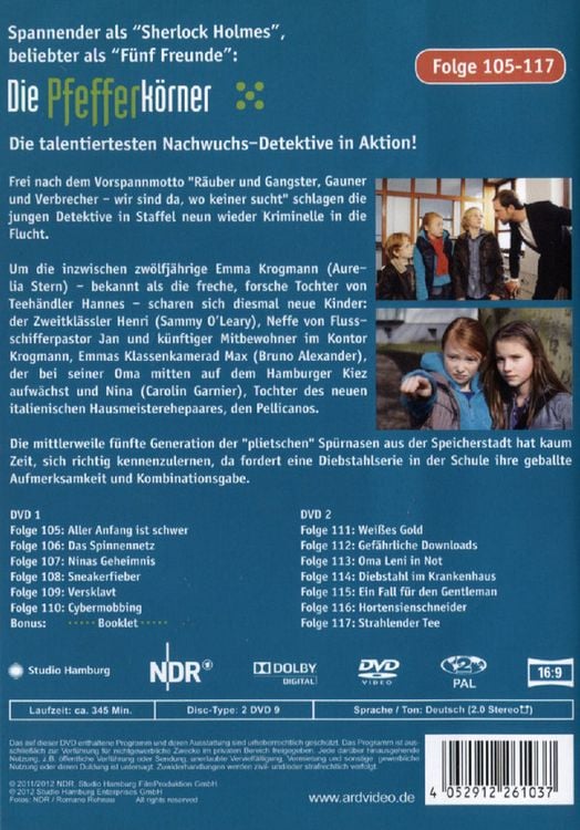Produktbild: Die Pfefferk&ouml;rner Vol. 9 - Flg. 105-117 [2 DVDs]