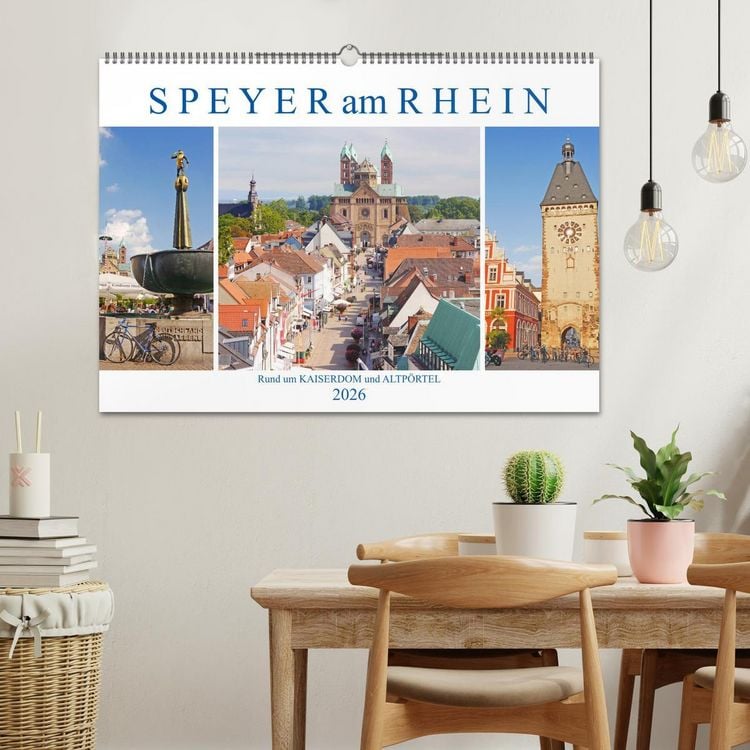Produktbild: Speyer am Rhein. Rund um Kaiserdom und Altp&ouml;rtel (Wandkalender 2026 DIN A2 quer), CALVENDO Monatskalender