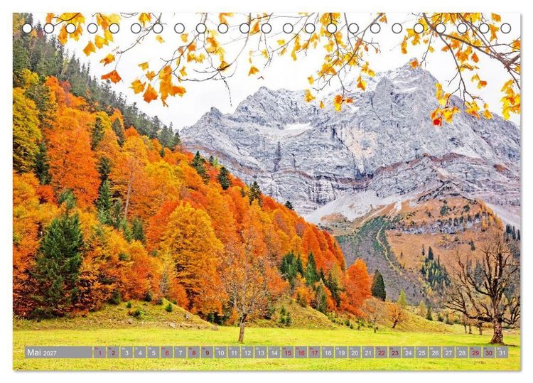 Produktbild: Herbst. Die letzten Farben des Jahres (Tischkalender 2027 DIN A5 quer), CALVENDO Monatskalender