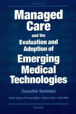 Produktbild: Managed Care and the Evalutation and Adoption of Emerging Medical Technologies