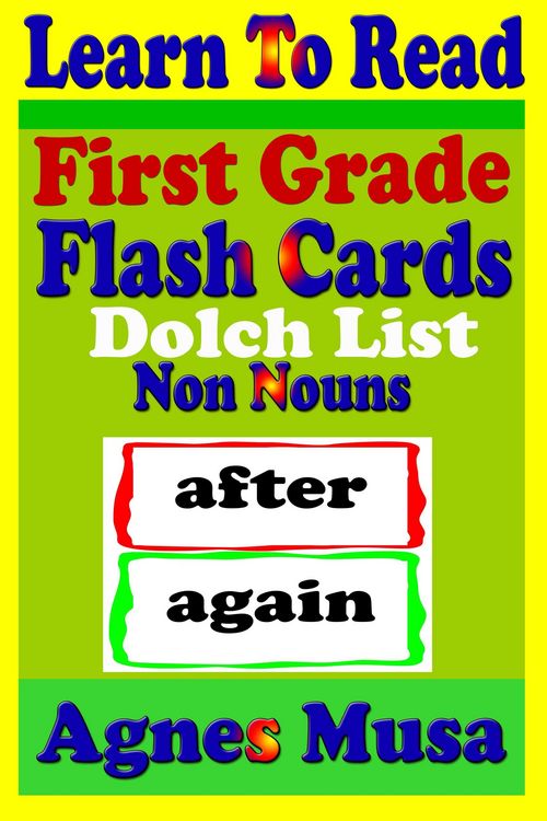 Produktbild: First Grade Flash Cards - Dolch List Non Nouns (Learn To Read, #23)