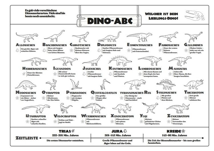 Produktbild: Mein extra gro&szlig;es Malbuch - Dinosaurier