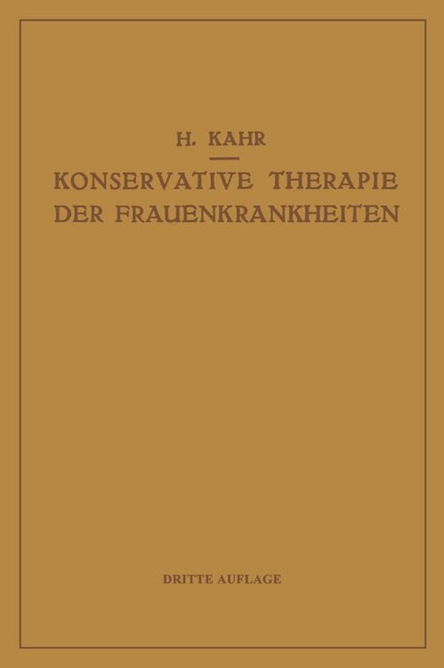 Produktbild: Konservative Therapie der Frauenkrankheiten