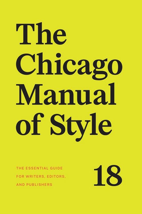 Produktbild: The Chicago Manual of Style