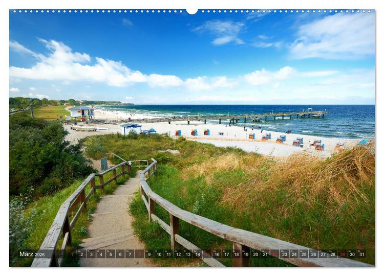 Produktbild: Sch&ouml;ne Ostsee - Impressionen &uuml;bers Jahr (hochwertiger Premium Wandkalender 2026 DIN A2 quer), Kunstdruck in Hochglanz
