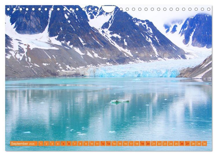 Produktbild: Arktis und Antarktis - Eisig durch das Jahr (Wandkalender 2026 DIN A4 quer), CALVENDO Monatskalender