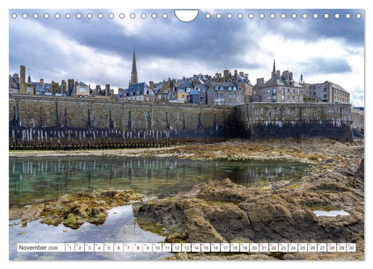 Produktbild: Bretagne - Saint Malo (Wandkalender 2026 DIN A4 quer), CALVENDO Monatskalender