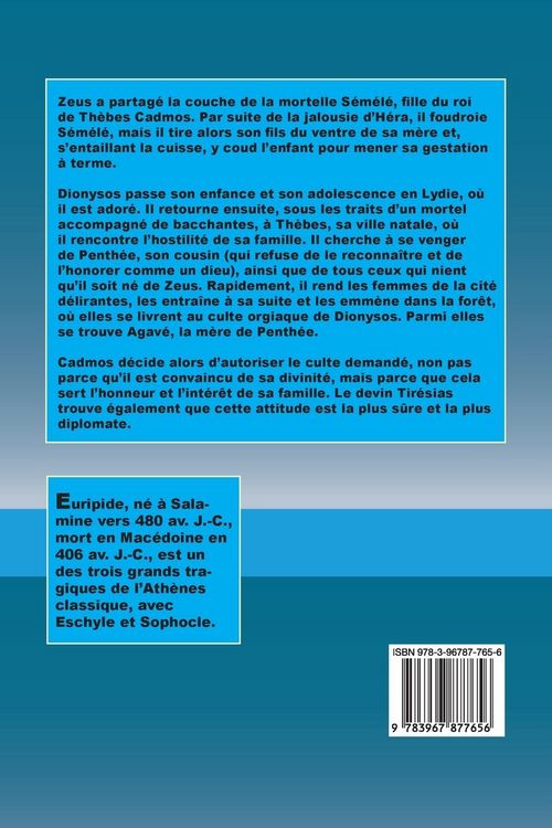 Produktbild: Les Bakkhantes