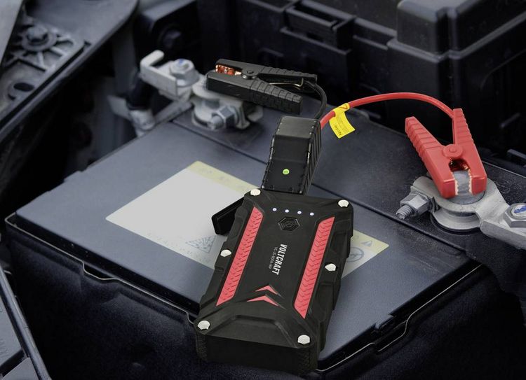 Produktbild: VOLTCRAFT Schnellstartsystem VC-JS-800A-WP VC-14064700 Starthilfestrom (12 V)=400 A USB-Steckdose 2x