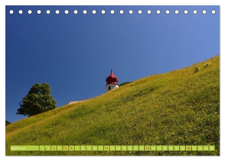 Produktbild: Kirchturmspitzen (Tischkalender 2026 DIN A5 quer), CALVENDO Monatskalender
