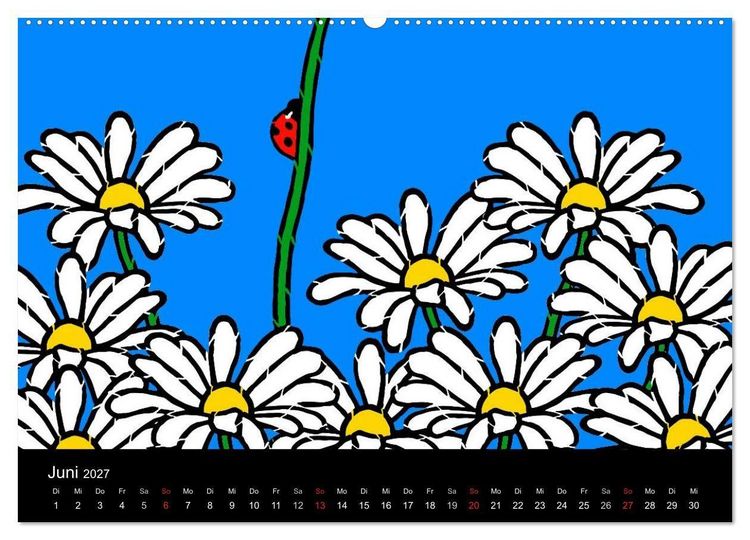 Produktbild: Humorvolle PopArt - Kunstkalender von Claudia Elsner (hochwertiger Premium Wandkalender 2027 DIN A2 quer), Kunstdruck in Hochglanz