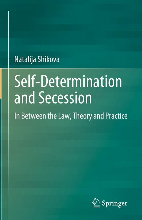 Produktbild: Self-Determination and Secession