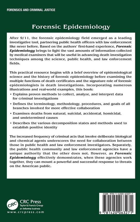 Produktbild: Forensic Epidemiology