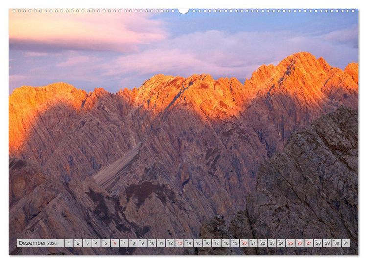 Produktbild: Lienzer Dolomiten (hochwertiger Premium Wandkalender 2026 DIN A2 quer), Kunstdruck in Hochglanz