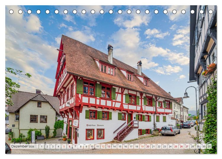 Produktbild: Biberach an der Ri&szlig; Impressionen (Tischkalender 2026 DIN A5 quer), CALVENDO Monatskalender