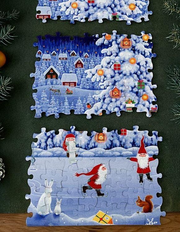 Produktbild: Puzzle-Adventskalender &raquo;Tomtes Weihnachtszauber&laquo;