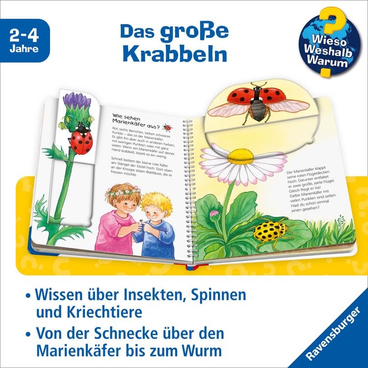 Was kriecht und krabbelt da? / Wieso? Weshalb? Warum? Junior Bd. 36