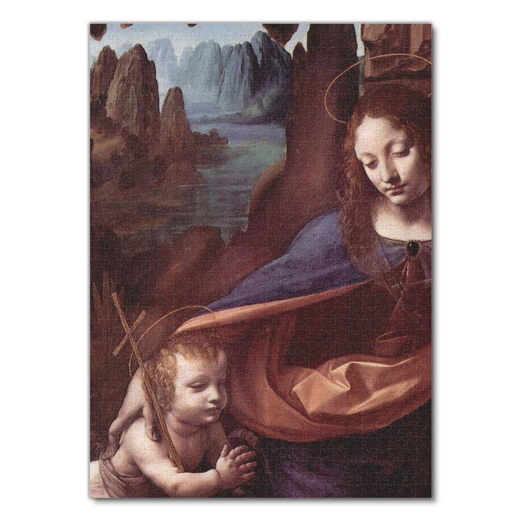 Produktbild: Lais Puzzle Leonardo da Vinci - Madonna in der Felsengrotte, Detail: Maria und Christus 1000 Teile