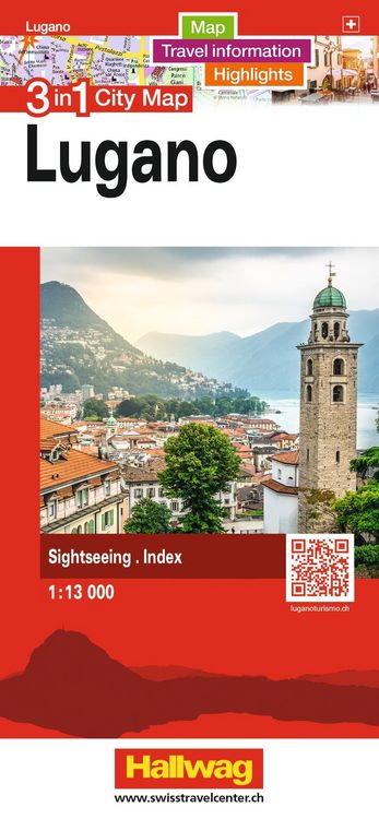 Produktbild: Hallwag Stadtplan Lugano