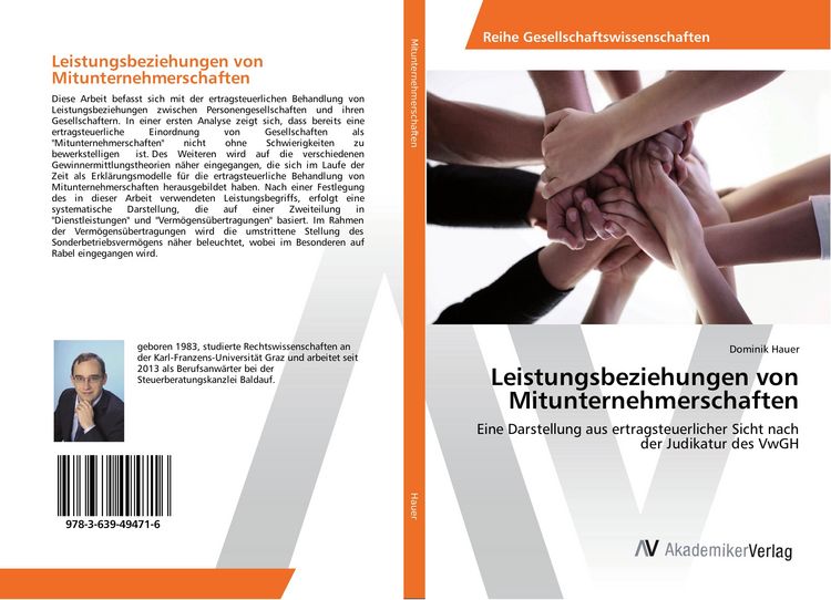 Produktbild: Leistungsbeziehungen von Mitunternehmerschaften