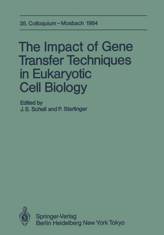 Produktbild: The Impact of Gene Transfer Techniques in Eucaryotic Cell Biology