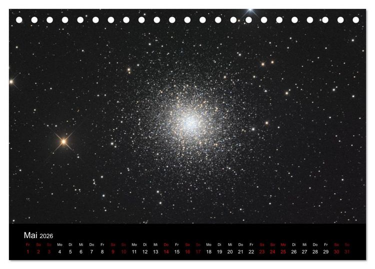 Produktbild: Beeindruckendes Universum (Tischkalender 2026 DIN A5 quer), CALVENDO Monatskalender