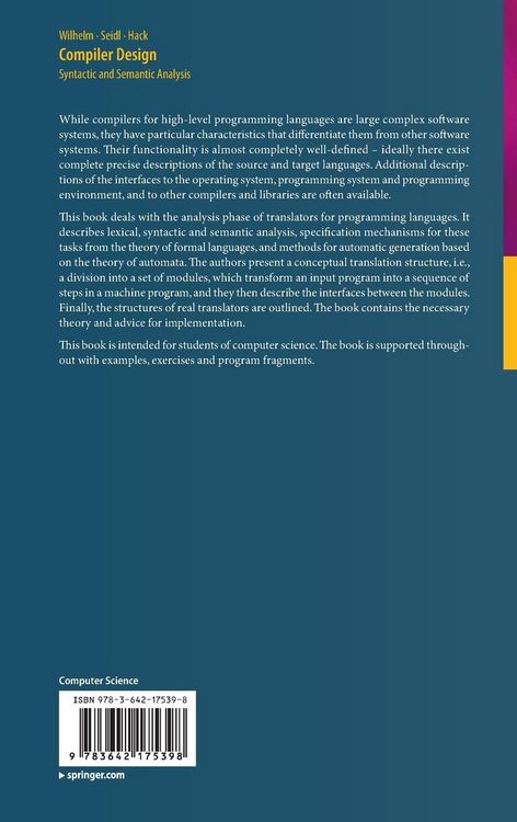 Produktbild: Compiler Design