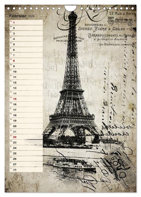 Produktbild: Vintage Welten (Wandkalender 2026 DIN A4 hoch), CALVENDO Monatskalender