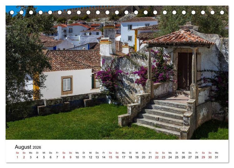 Produktbild: Portugal - Eindrucksvolle Aufnahmen von fotofussy (Tischkalender 2026 DIN A5 quer), CALVENDO Monatskalender