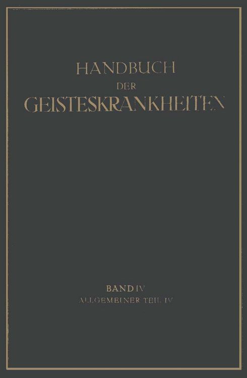 Produktbild: Handbuch der Geisteskrankheiten