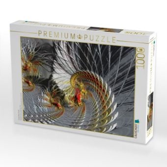 Produktbild: CALVENDO Puzzle Crystal Glass Fractal | 1000 Teile Lege-Gr&ouml;&szlig;e 64x48cm Foto-Puzzle f&uuml;r gl&uuml;ckliche Stunden