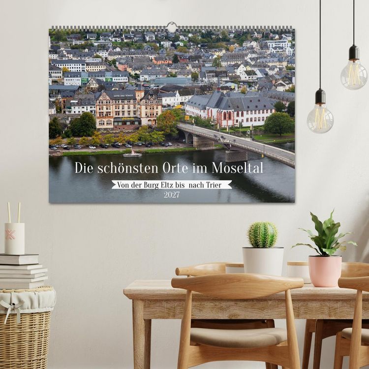 Produktbild: Die sch&ouml;nsten Orte im Moseltal - Von der Burg Eltz bis nach Trier (Wandkalender 2027 DIN A2 quer), CALVENDO Monatskalender