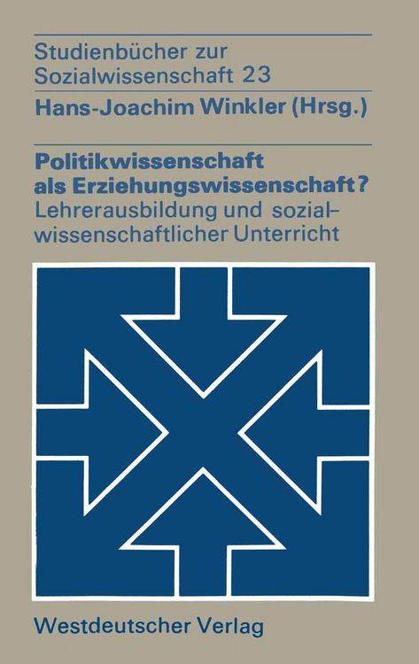 Produktbild: Politikwissenschaft als Erziehungswissenschaft?