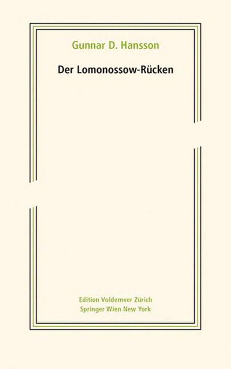 Produktbild: Der Lomonossow-R&uuml;cken