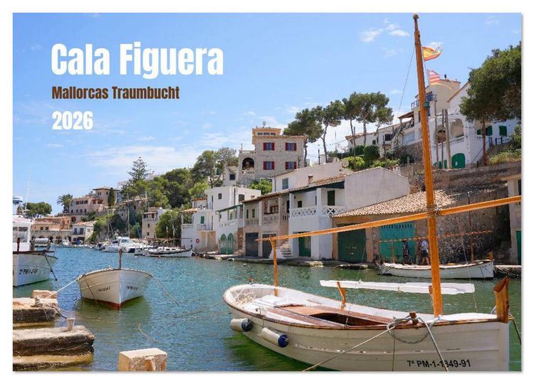 Produktbild: Cala Figuera - Mallorcas Traumbucht (Wandkalender 2026 DIN A4 quer), CALVENDO Monatskalender