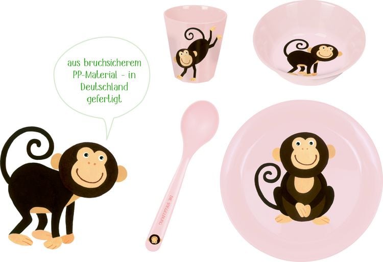 Produktbild: Geschirr Geschenkset Affe - Freche Rasselbande