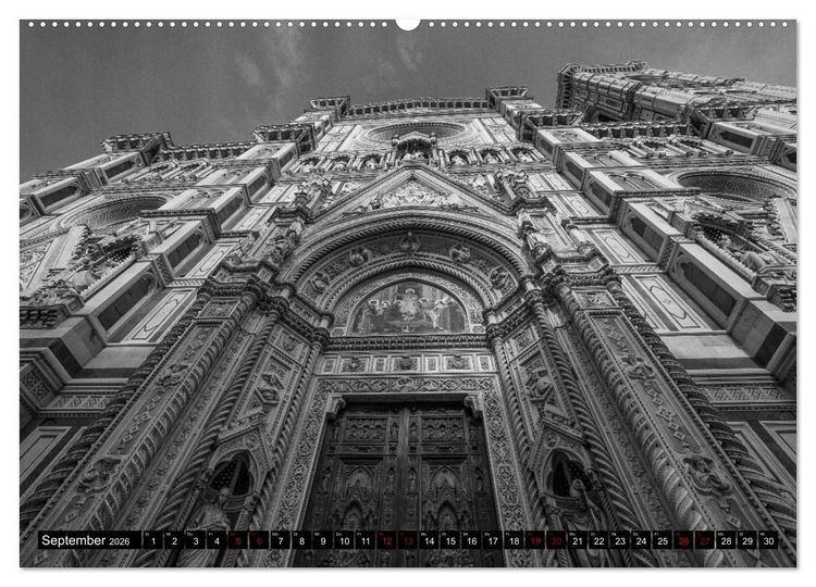 Produktbild: Toscana - monocromatico (hochwertiger Premium Wandkalender 2026 DIN A2 quer), Kunstdruck in Hochglanz