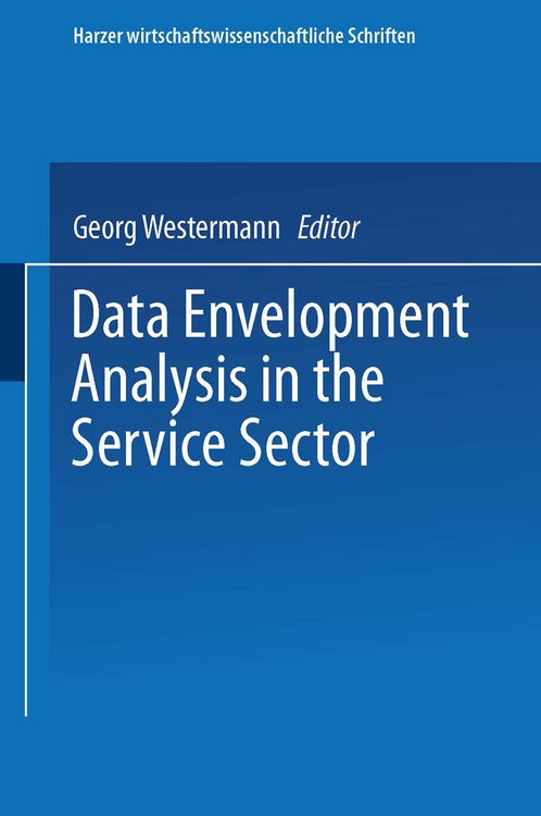 Produktbild: Data Envelopment Analysis in the Service Sector
