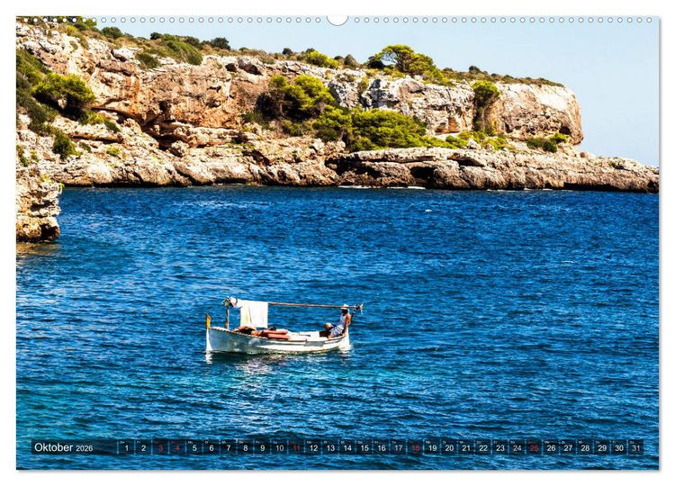 Produktbild: Mallorca - Flair einer Insel (Wandkalender 2026 DIN A2 quer), CALVENDO Monatskalender