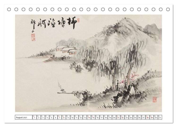 Produktbild: Yoshitsugu Haizan (Tischkalender 2027 DIN A5 quer), CALVENDO Monatskalender