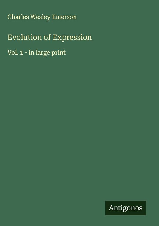 Produktbild: Evolution of Expression