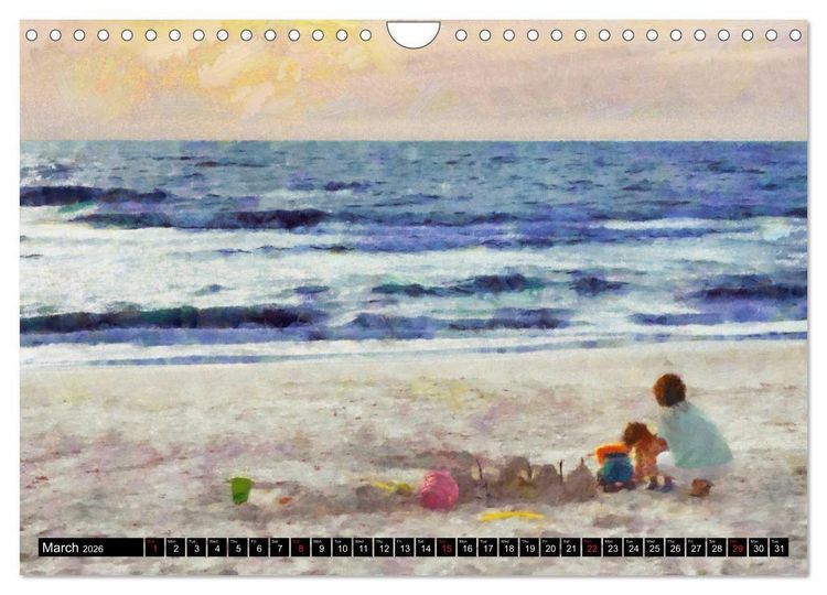 Produktbild: Beautiful Beaches Of Naples (Wall Calendar 2026 DIN A4 landscape), CALVENDO 12 Month Wall Calendar