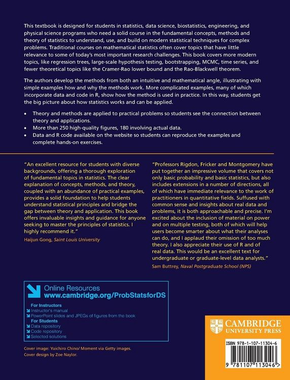 Produktbild: Introduction to Probability and Statistics for Data Science