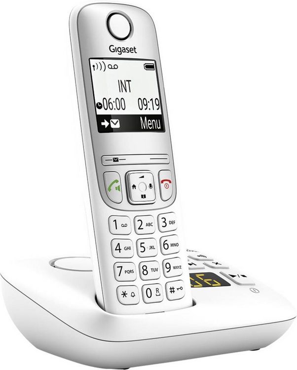 Produktbild: Gigaset A690A DECT/GAP Schnurloses Telefon analog Anrufbeantworter Wei&szlig;